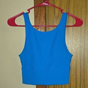 Lululemon Athletica Vibrant Blue Ribbed Top